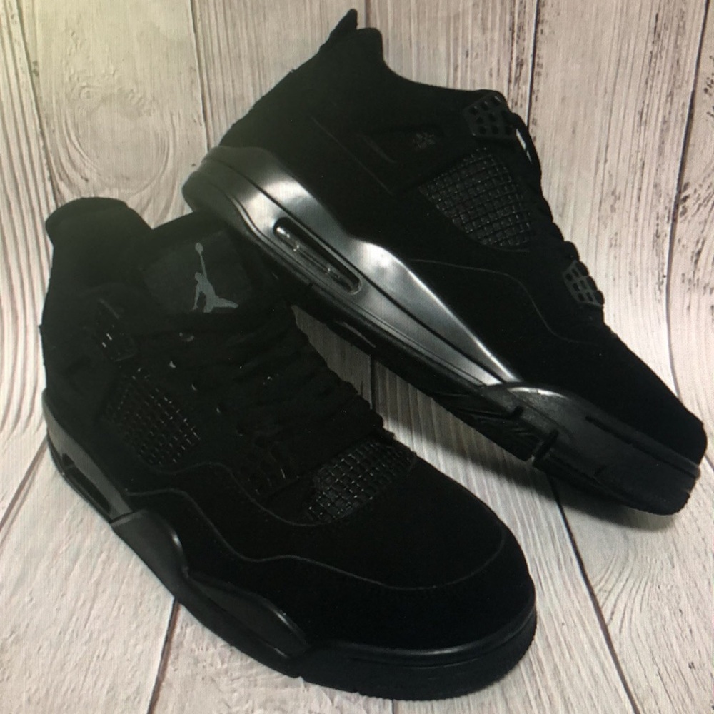 Black cat air Jordan 4 retro - Picture 3 of 3